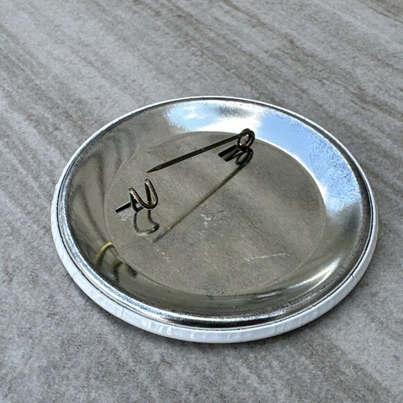 Vintage Camel Cigarette Button Pin Camel Party Member Elect Joe Camel Parody - Picture 5 of 5